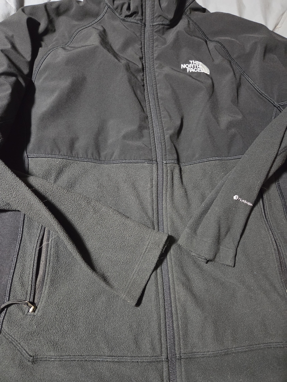 The North Face Men's Black Full-Zip Fleece Jacket